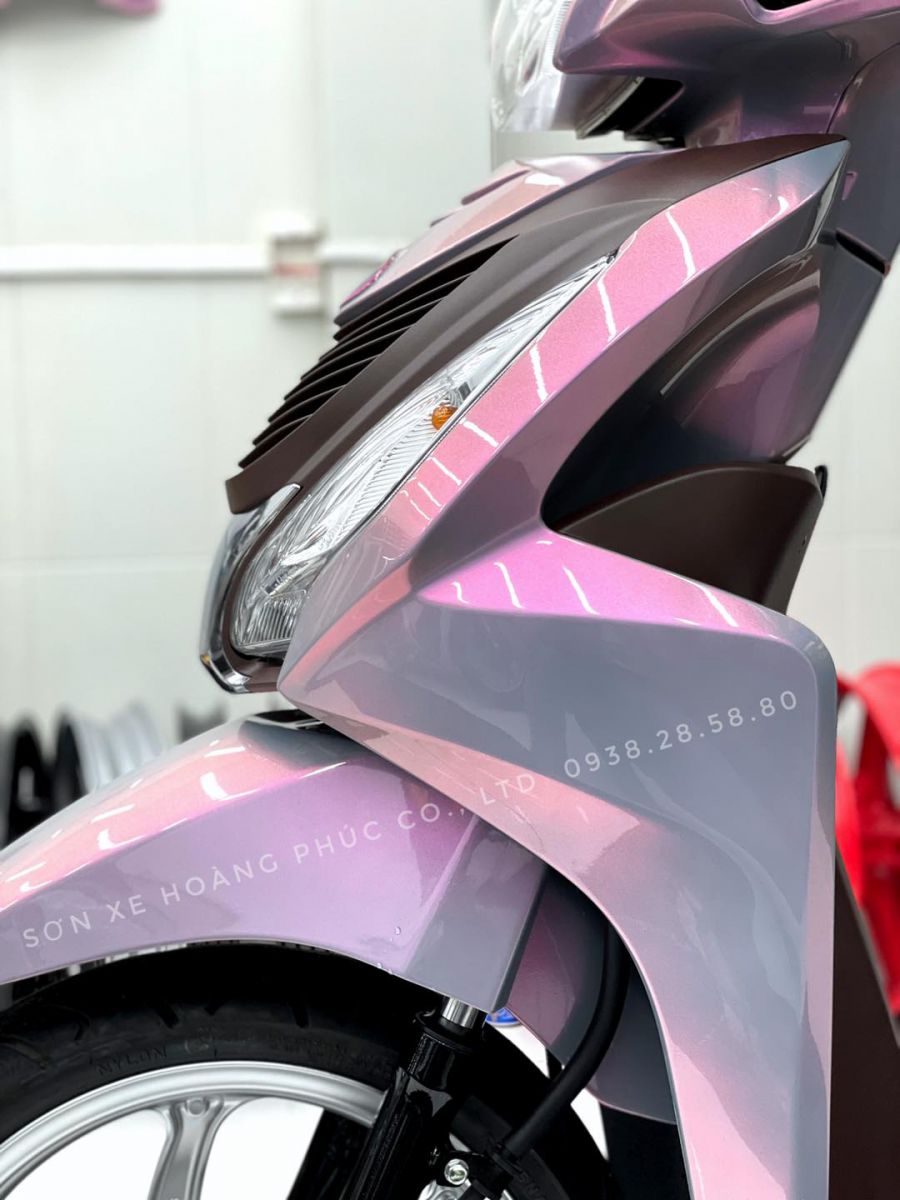 Sơn nhựa nhám xe Honda Vario màu hồng cực đẹp  Sơn Xe Sài Gòn