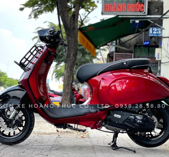 Xe máy Vespa Sprint 125 Iget ABS Led  Màu đỏ Cherry  Shopee Việt Nam